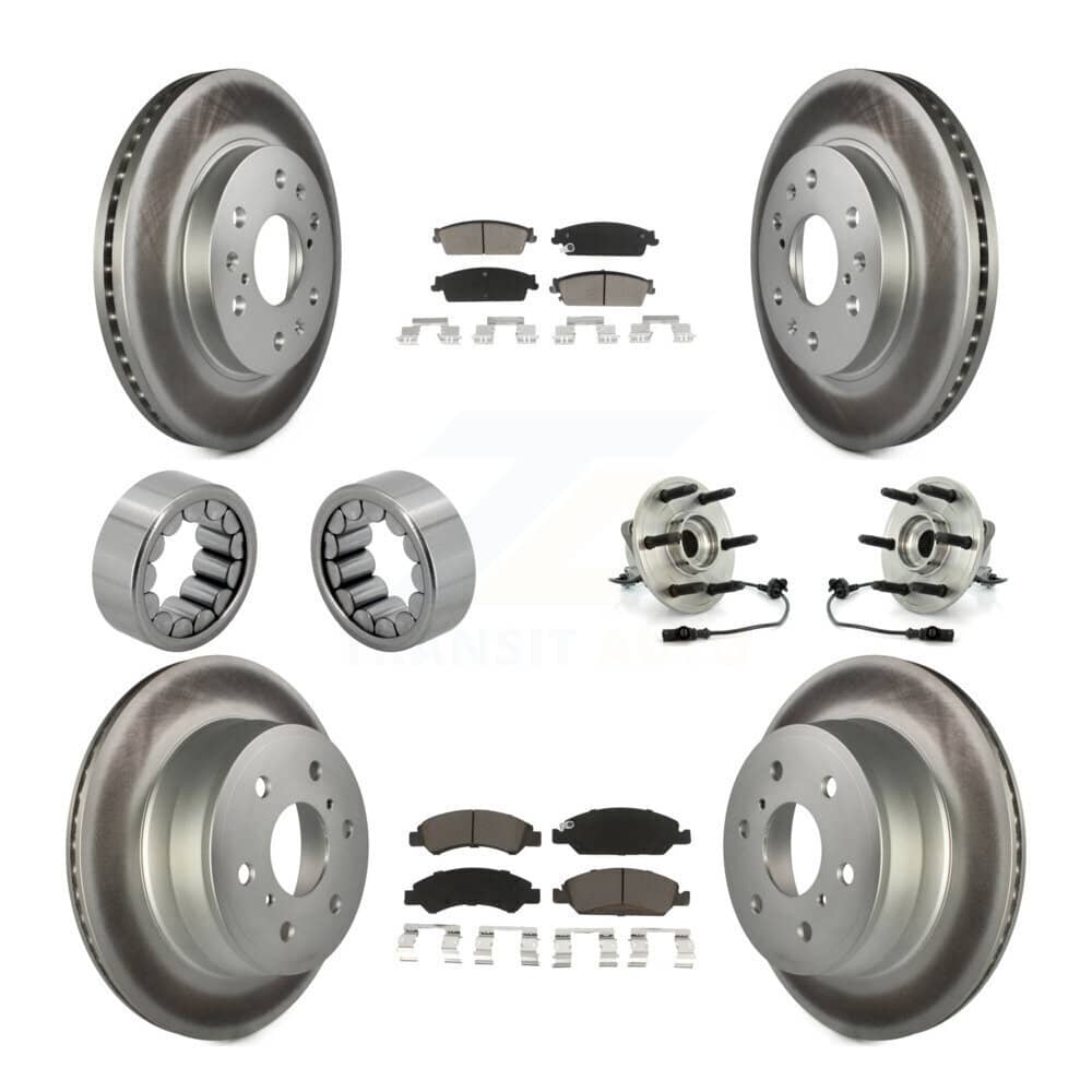 Transit Auto - KBB-121684 - Front and Rear Wheel Bearing and Hub Assembly Kits