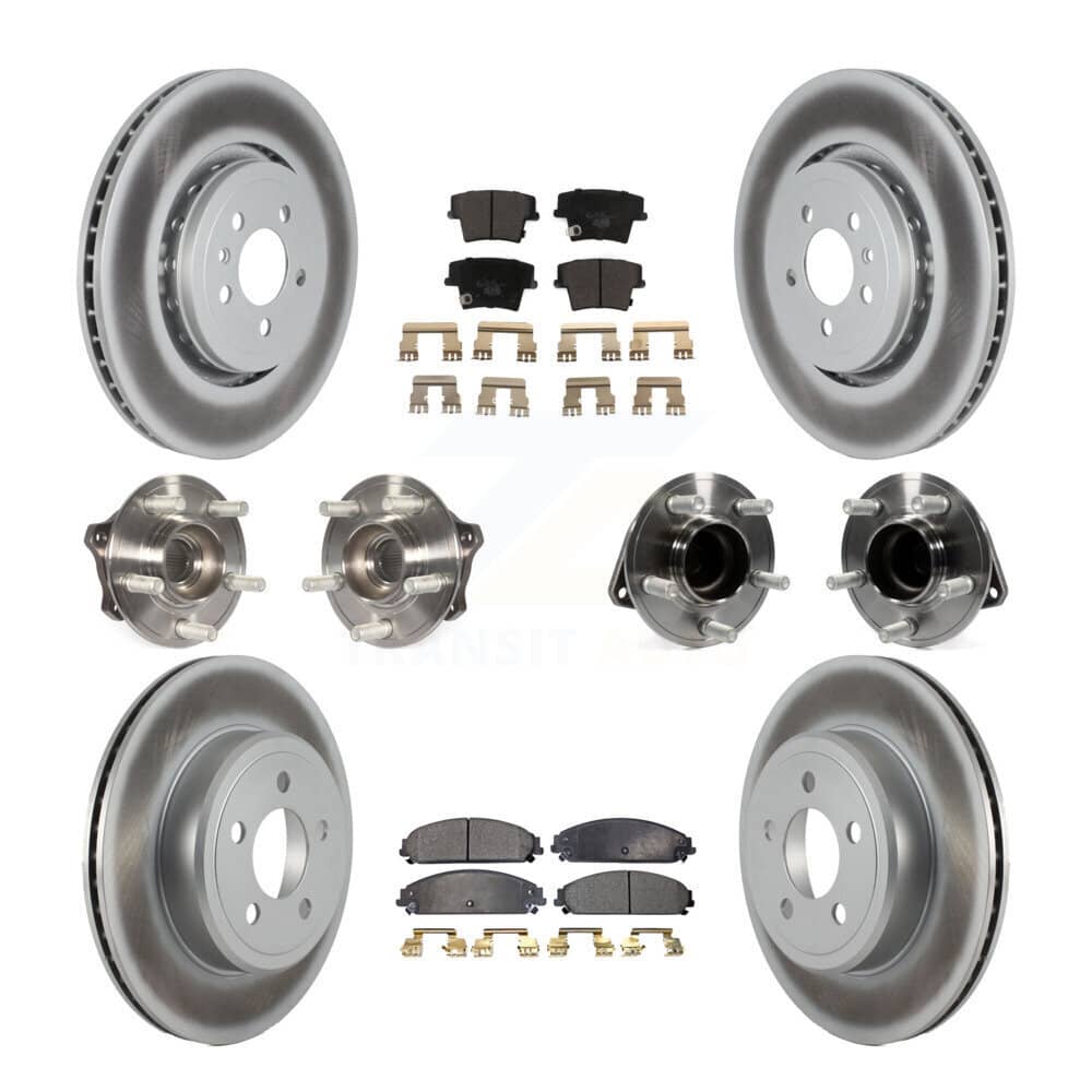 Transit Auto - KBB-121855 - Front and Rear Wheel Bearing and Hub Assembly Kits
