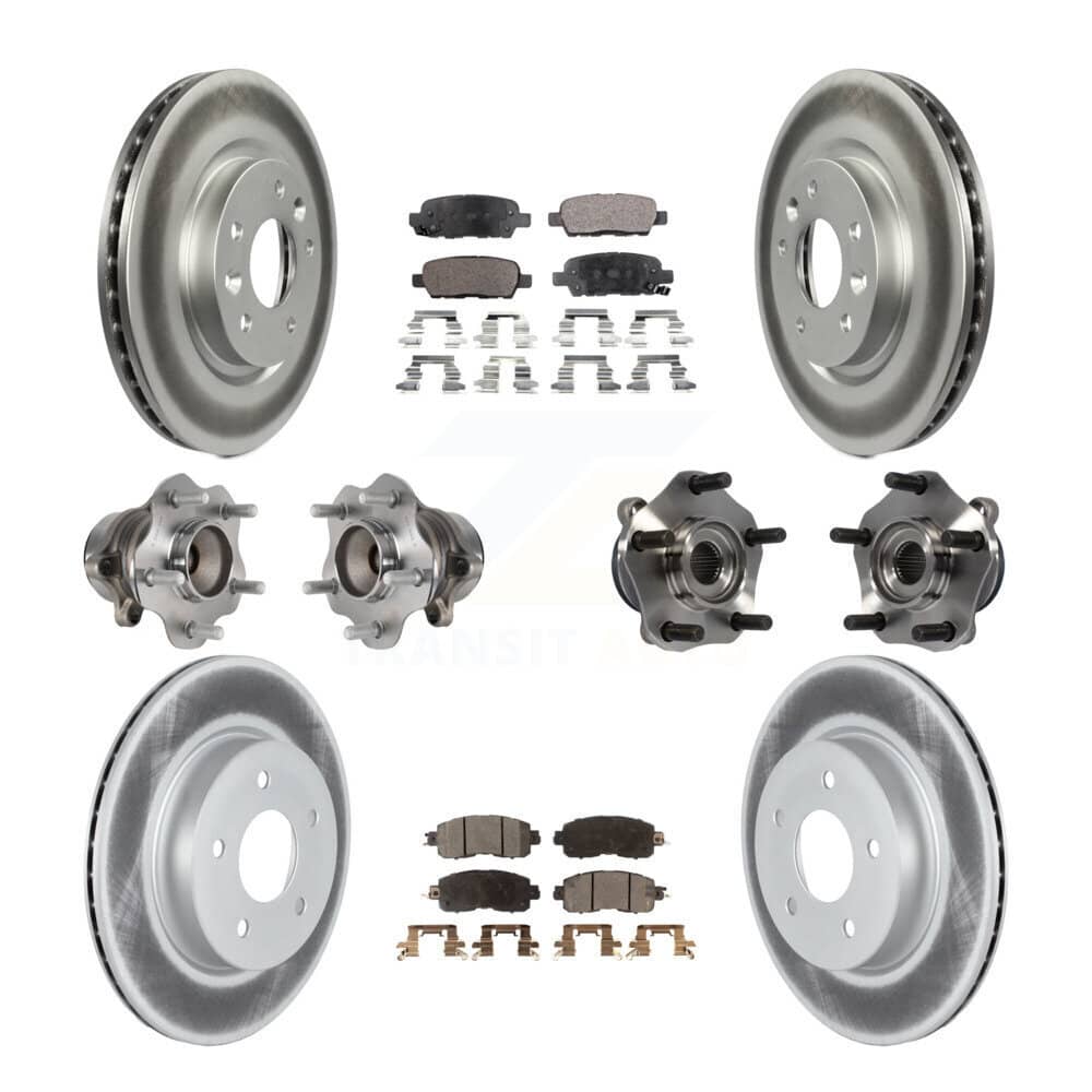 Transit Auto - KBB-121867 - Front and Rear Wheel Bearing and Hub Assembly Kits