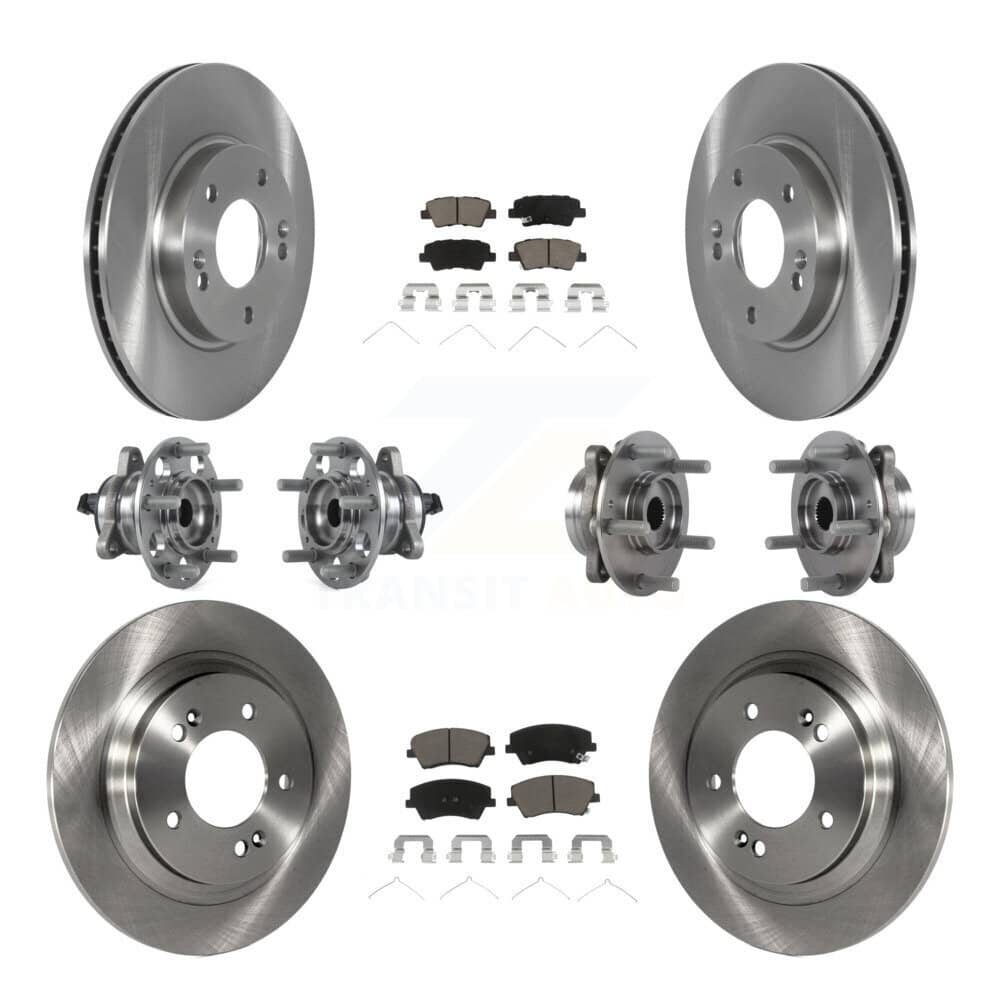 Transit Auto - KBB-122648 - Front and Rear Wheel Bearing and Hub Assembly Kits