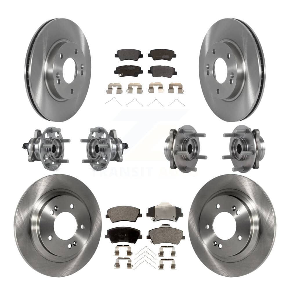 Transit Auto - KBB-122662 - Front and Rear Wheel Bearing and Hub Assembly Kits