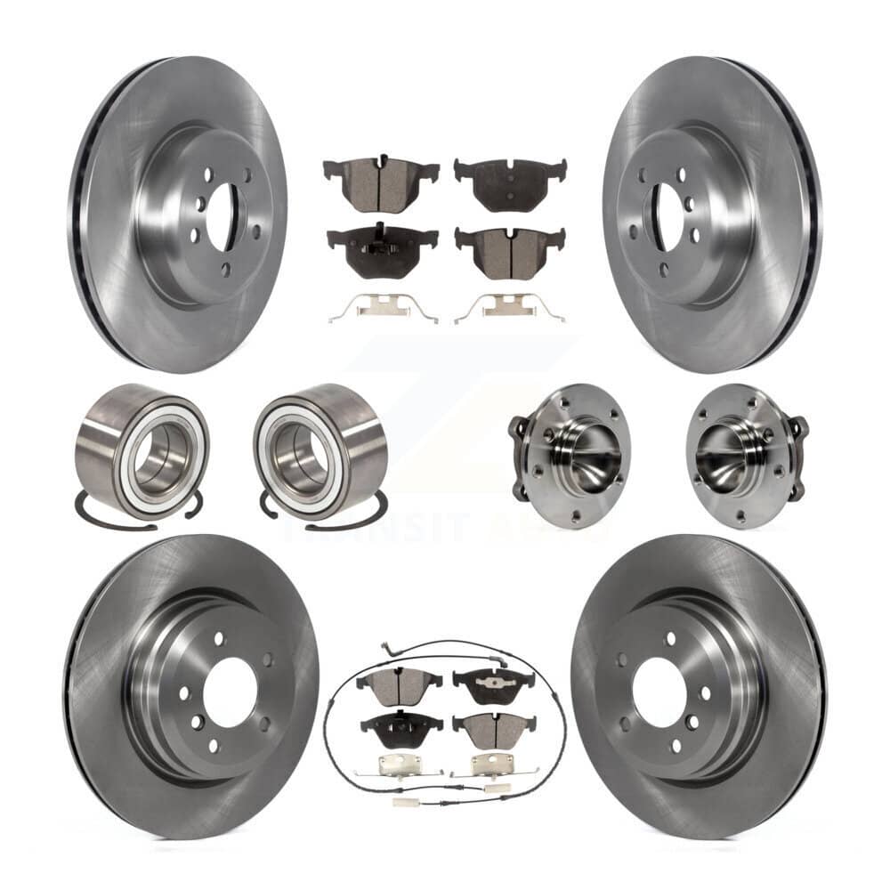 Transit Auto - KBB-122673 - Front and Rear Wheel Bearing and Hub Assembly Kits