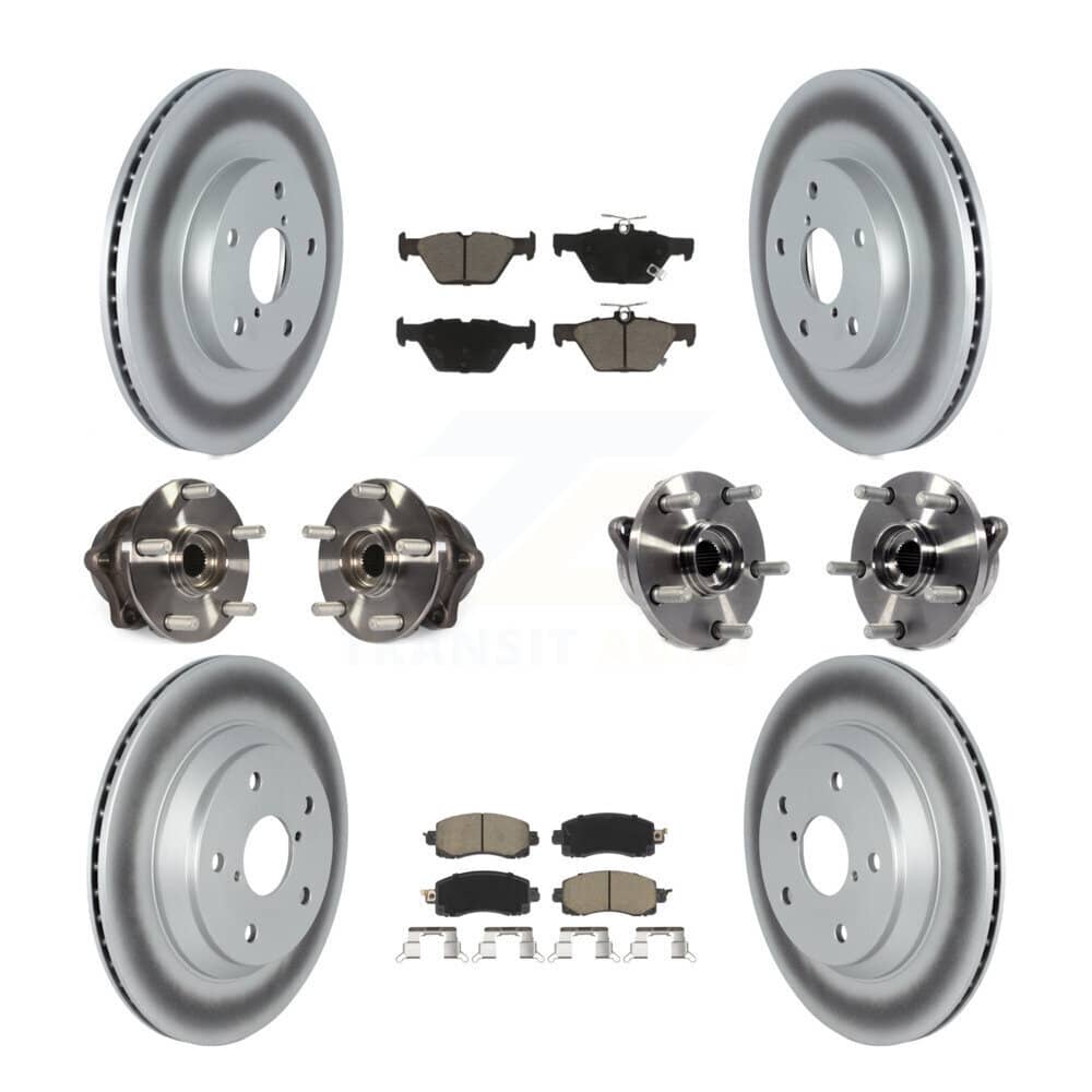 Transit Auto - KBB-122706 - Front and Rear Wheel Bearing and Hub Assembly Kits