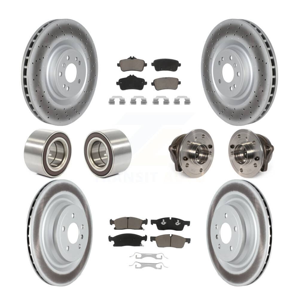 Transit Auto - KBB-122733 - Front and Rear Wheel Bearing and Hub Assembly Kits