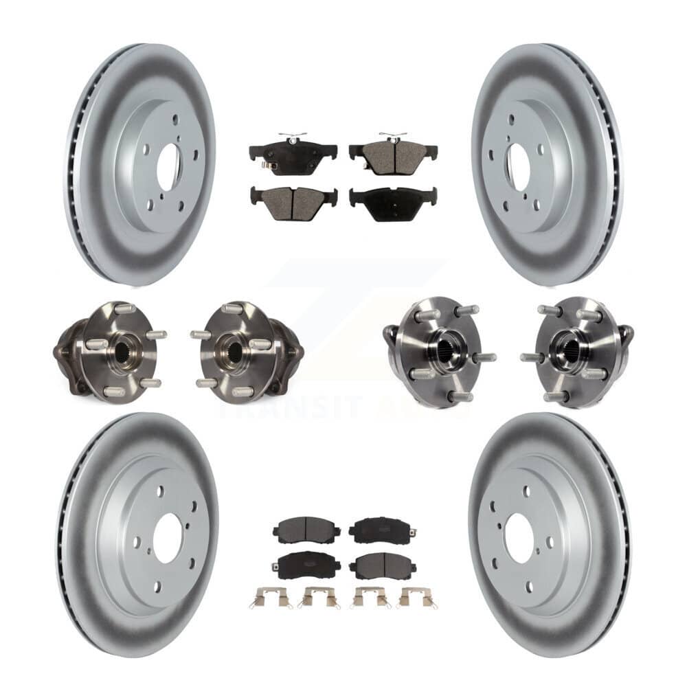 Transit Auto - KBB-122742 - Front and Rear Wheel Bearing and Hub Assembly Kits