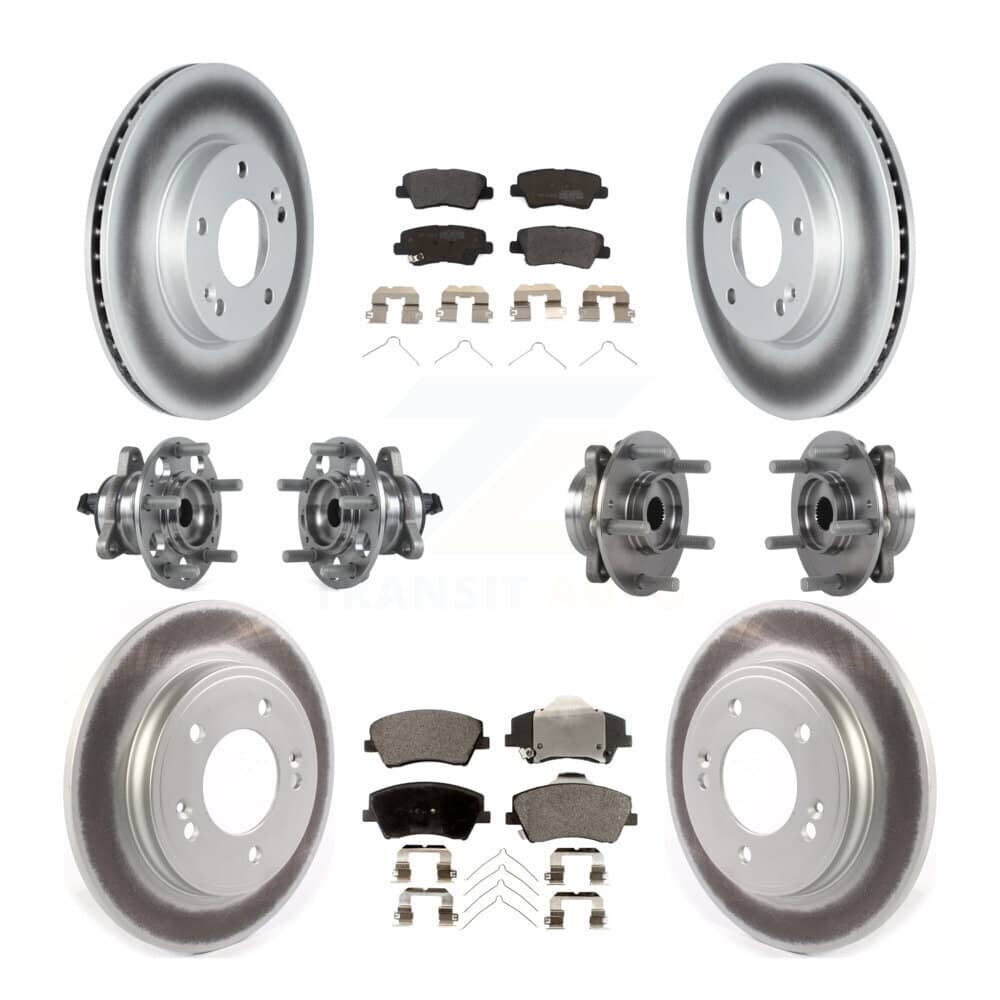 Transit Auto - KBB-122745 - Front and Rear Wheel Bearing and Hub Assembly Kits