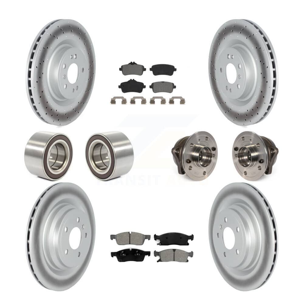 Transit Auto - KBB-122808 - Front and Rear Wheel Bearing and Hub Assembly Kits