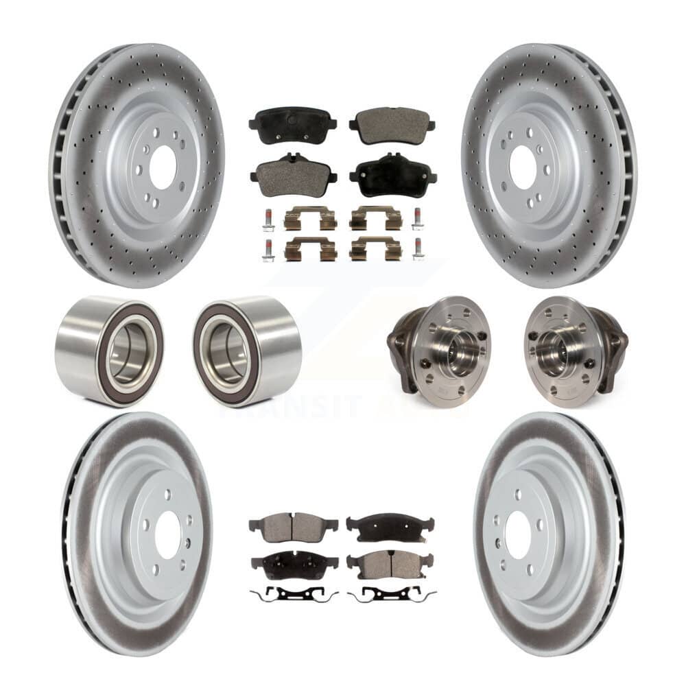 Transit Auto - KBB-122852 - Front and Rear Wheel Bearing and Hub Assembly Kits