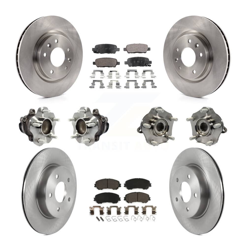 Transit Auto - KBB-122974 - Front and Rear Wheel Bearing and Hub Assembly Kits