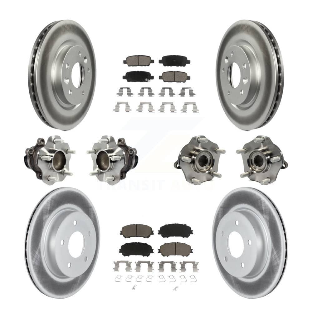 Transit Auto - KBB-122991 - Front and Rear Wheel Bearing and Hub Assembly Kits