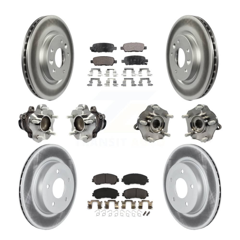 Transit Auto - KBB-123000 - Front and Rear Wheel Bearing and Hub Assembly Kits