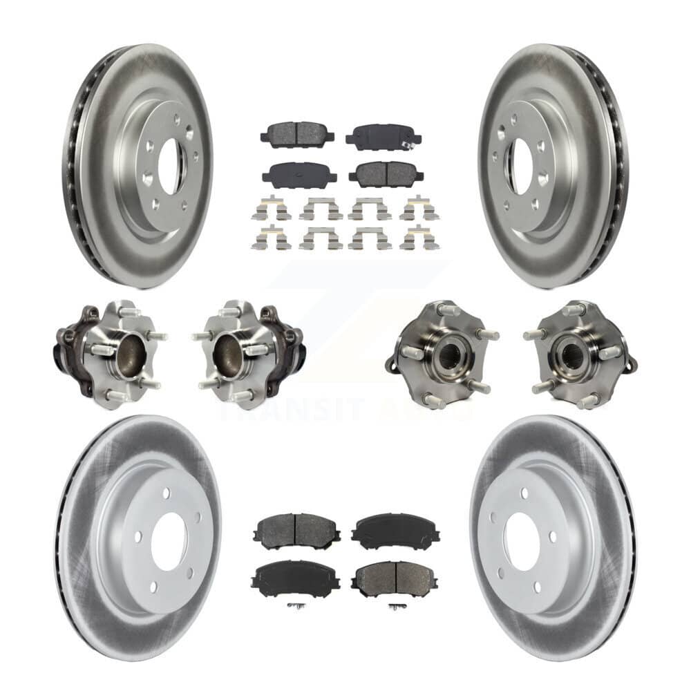 Transit Auto - KBB-123006 - Front and Rear Wheel Bearing and Hub Assembly Kits