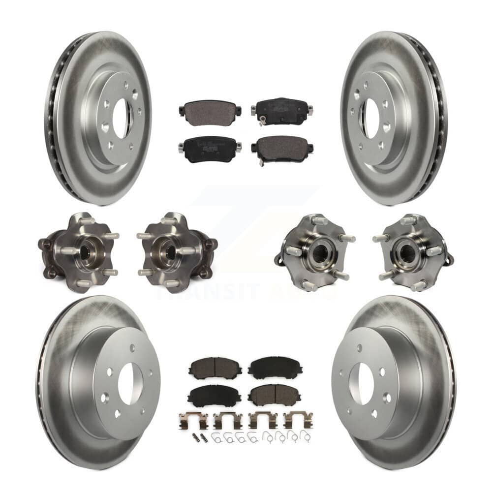 Transit Auto - KBB-123011 - Front and Rear Wheel Bearing and Hub Assembly Kits