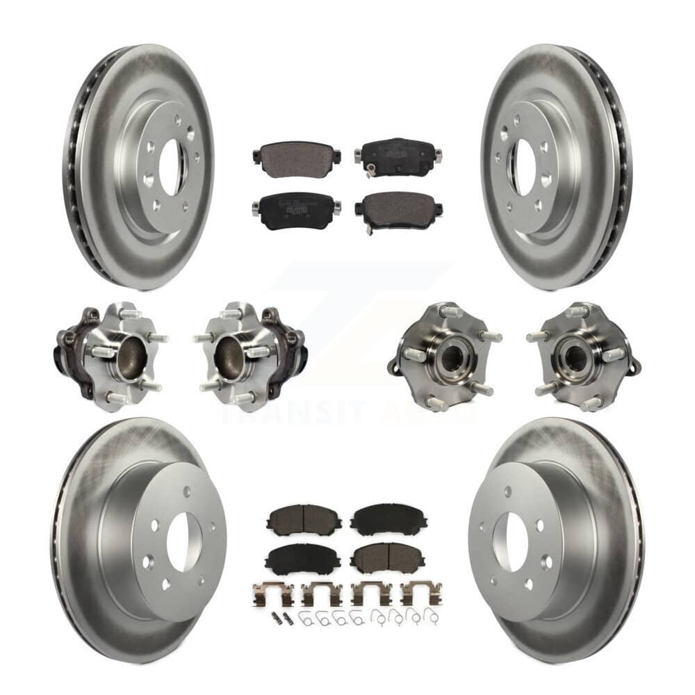 Transit Auto - KBB-123012 - Front and Rear Wheel Bearing and Hub Assembly Kits