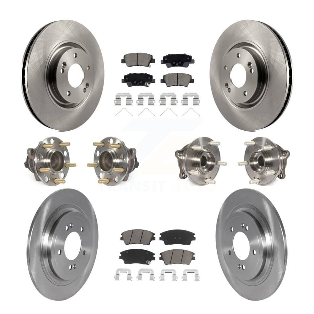 Transit Auto - KBB-123037 - Front and Rear Wheel Bearing and Hub Assembly Kits