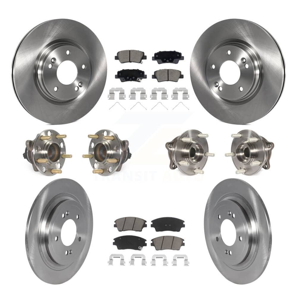 Transit Auto - KBB-123038 - Front and Rear Wheel Bearing and Hub Assembly Kits
