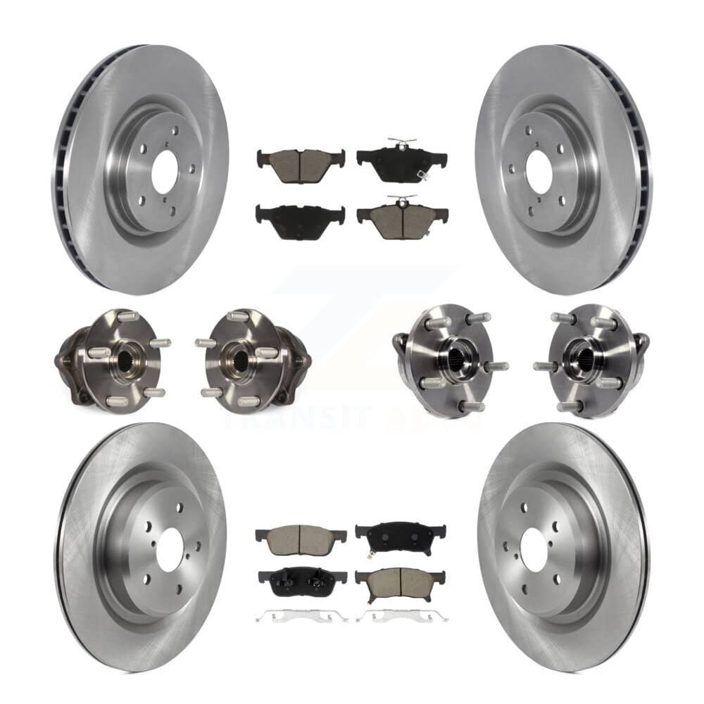 Transit Auto - KBB-123042 - Front and Rear Wheel Bearing and Hub Assembly Kits
