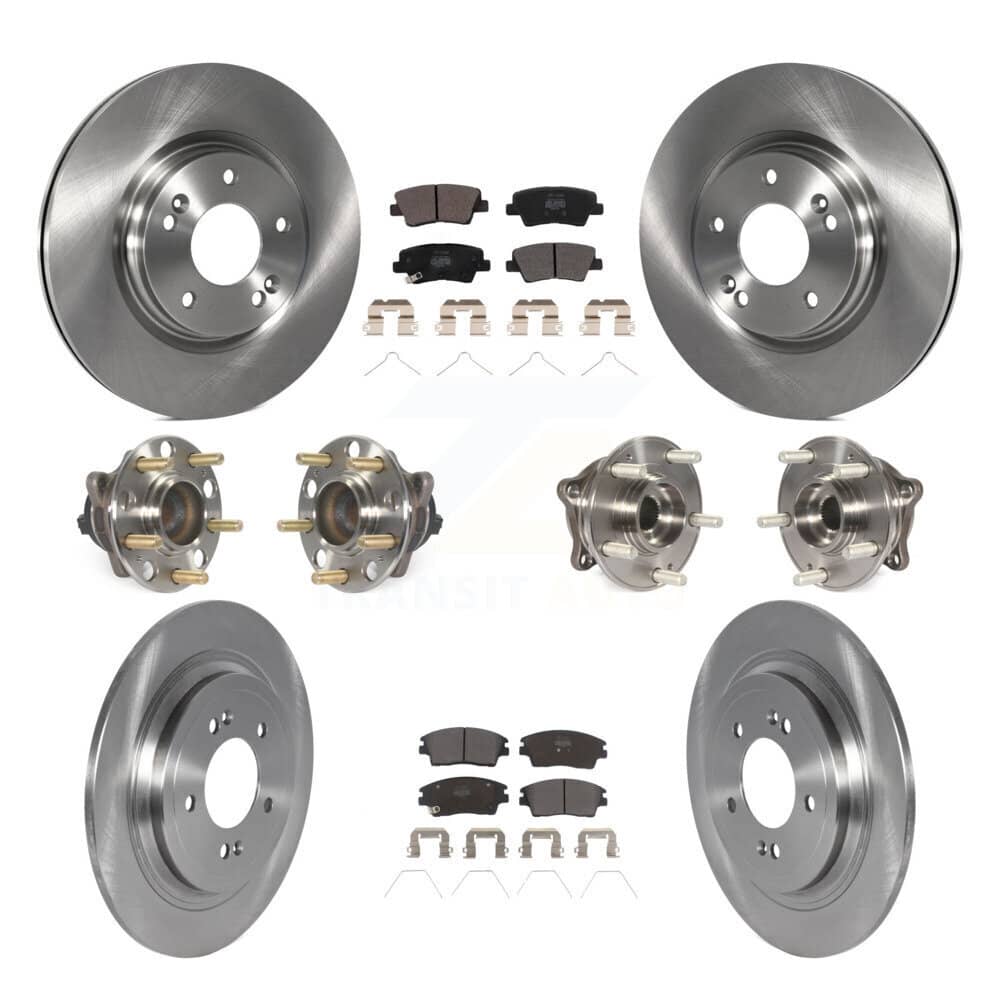 Transit Auto - KBB-123045 - Front and Rear Wheel Bearing and Hub Assembly Kits