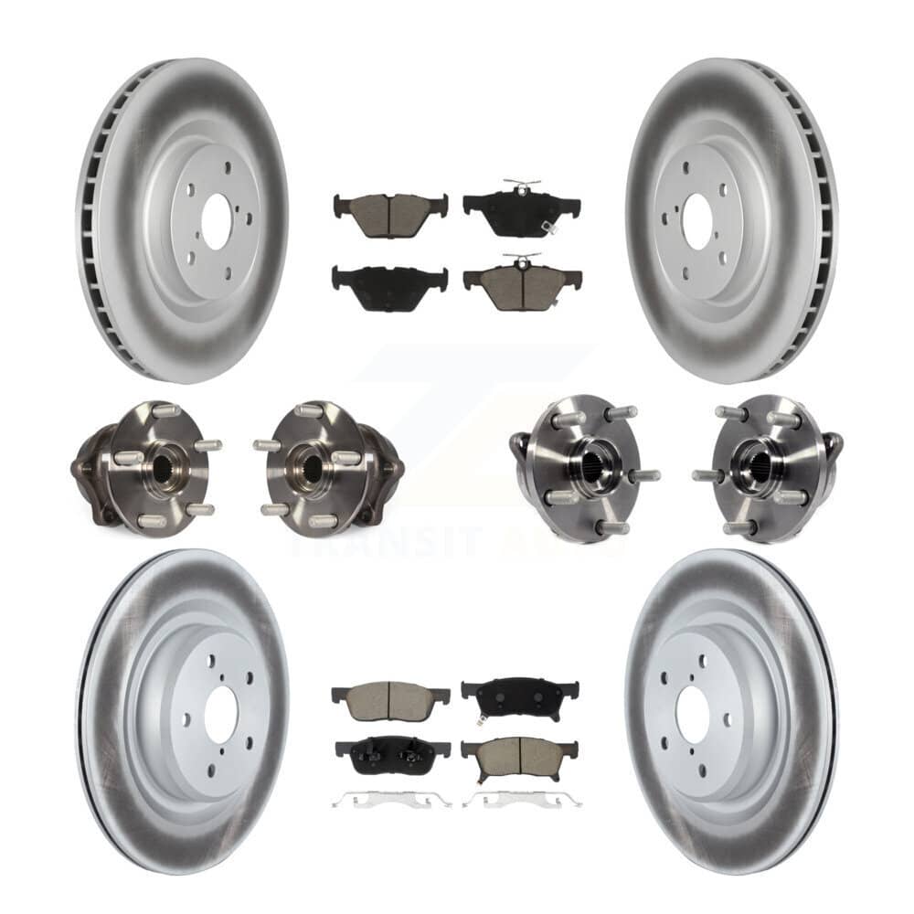 Transit Auto - KBB-123083 - Front and Rear Wheel Bearing and Hub Assembly Kits