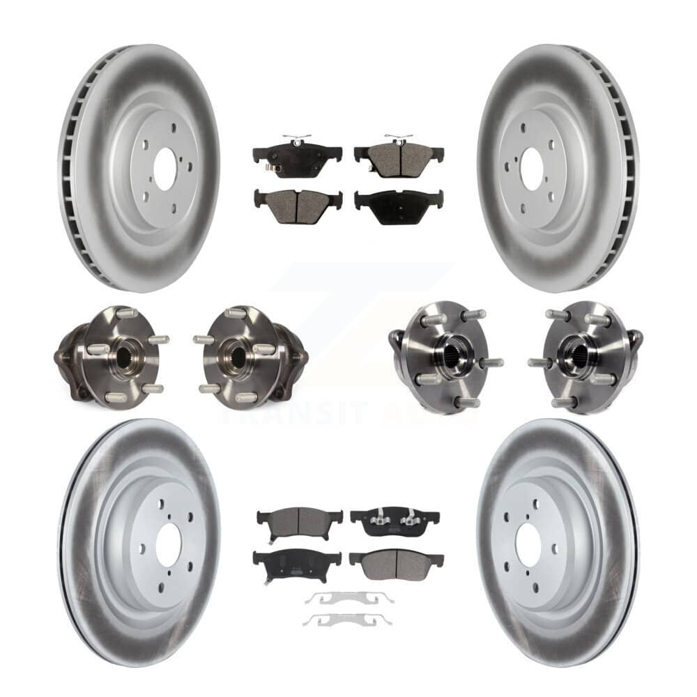 Transit Auto - KBB-123085 - Front and Rear Wheel Bearing and Hub Assembly Kits