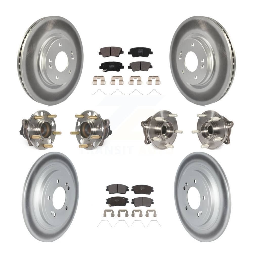 Transit Auto - KBB-123087 - Front and Rear Wheel Bearing and Hub Assembly Kits