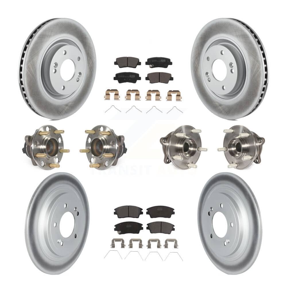 Transit Auto - KBB-123096 - Front and Rear Wheel Bearing and Hub Assembly Kits