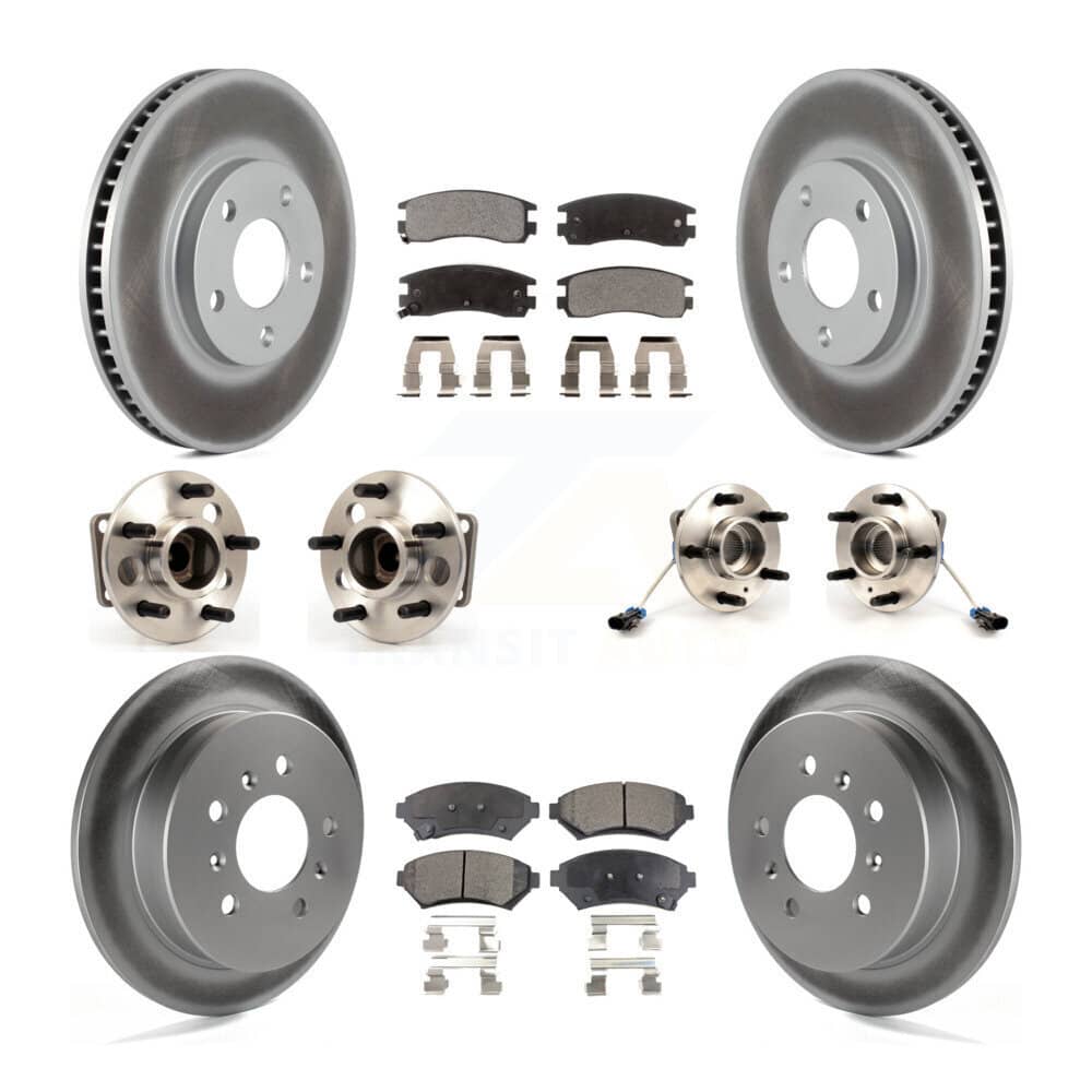 Transit Auto - KBB-123491 - Front and Rear Wheel Bearing and Hub Assembly Kits