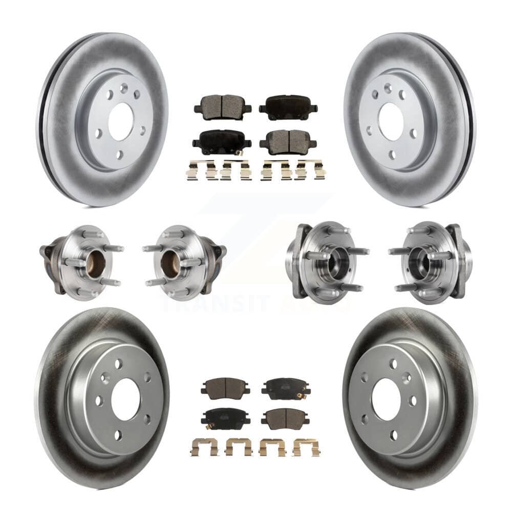 Transit Auto - KBB-123510 - Front and Rear Wheel Bearing and Hub Assembly Kits
