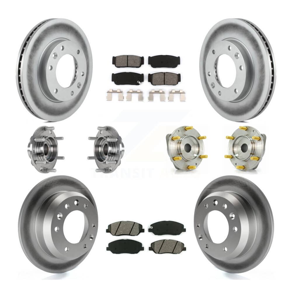 Transit Auto - KBB-123543 - Front and Rear Wheel Bearing and Hub Assembly Kits