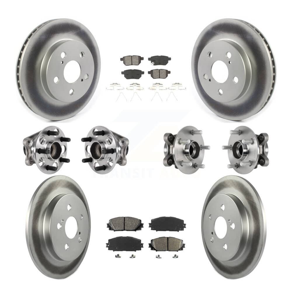 Transit Auto - KBB-123554 - Front and Rear Wheel Bearing and Hub Assembly Kits