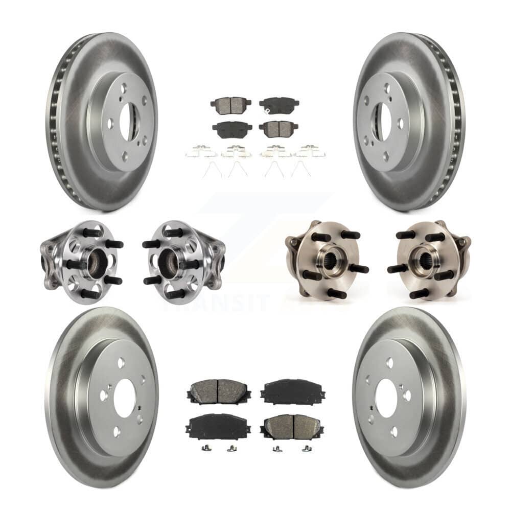 Transit Auto - KBB-123555 - Front and Rear Wheel Bearing and Hub Assembly Kits