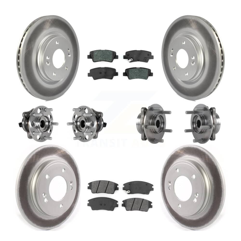 Transit Auto - KBB-123560 - Front and Rear Wheel Bearing and Hub Assembly Kits