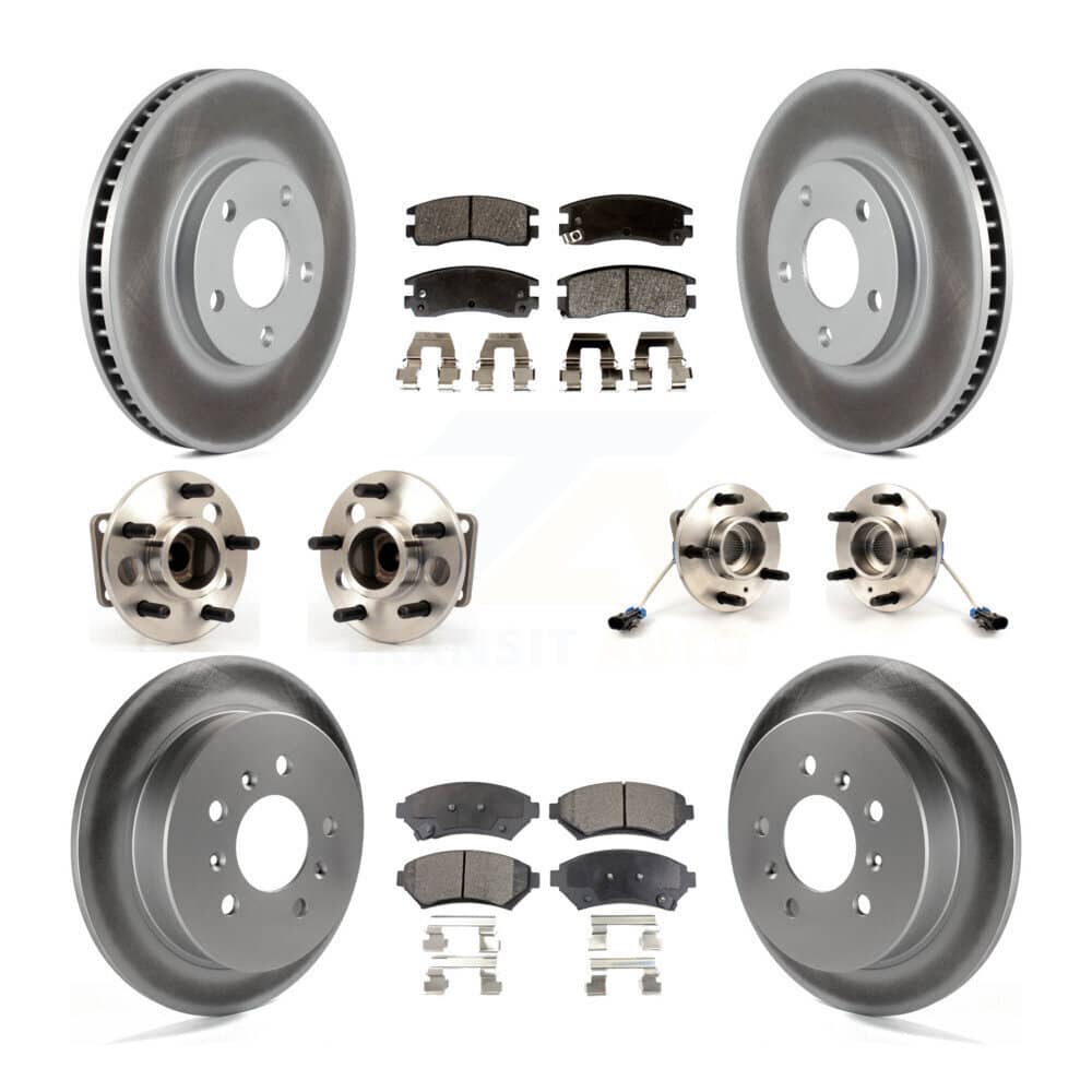 Transit Auto - KBB-123621 - Front and Rear Wheel Bearing and Hub Assembly Kits