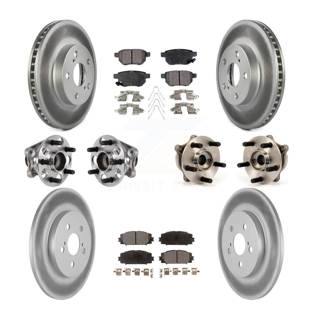 Transit Auto - KBB-123625 - Front and Rear Wheel Bearing and Hub Assembly Kits