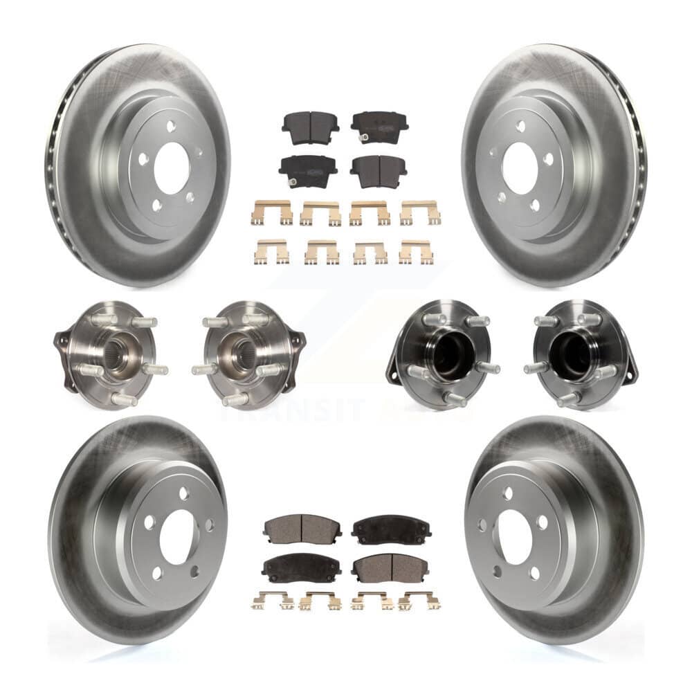 Transit Auto - KBB-123628 - Front and Rear Wheel Bearing and Hub Assembly Kits