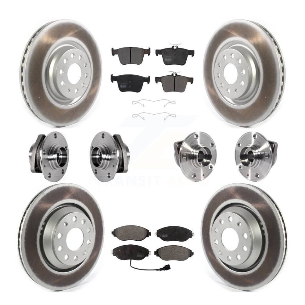 Transit Auto - KBB-123633 - Front and Rear Wheel Bearing and Hub Assembly Kits