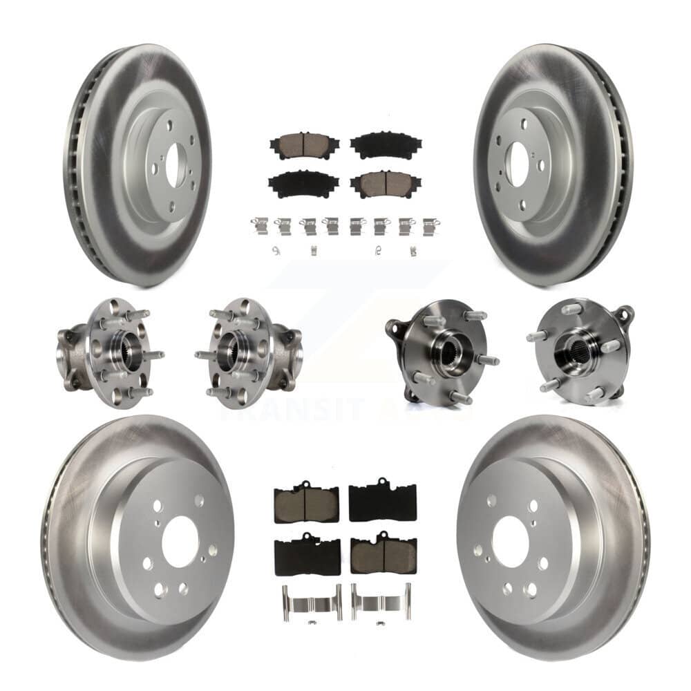 Transit Auto - KBB-123661 - Front and Rear Wheel Bearing and Hub Assembly Kits