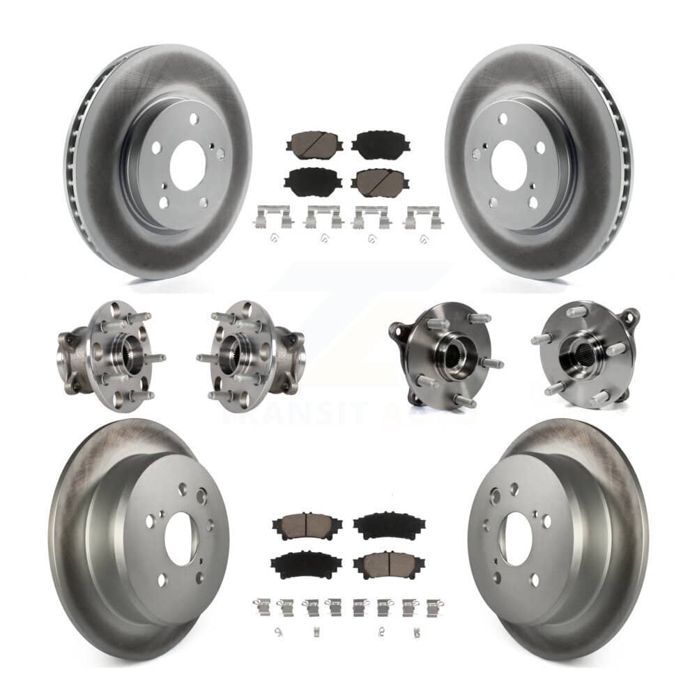 Transit Auto - KBB-123665 - Front and Rear Wheel Bearing and Hub Assembly Kits