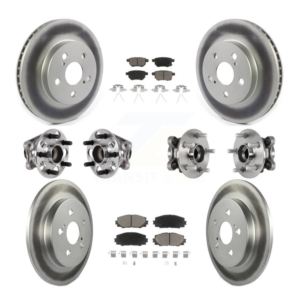 Transit Auto - KBB-123670 - Front and Rear Wheel Bearing and Hub Assembly Kits