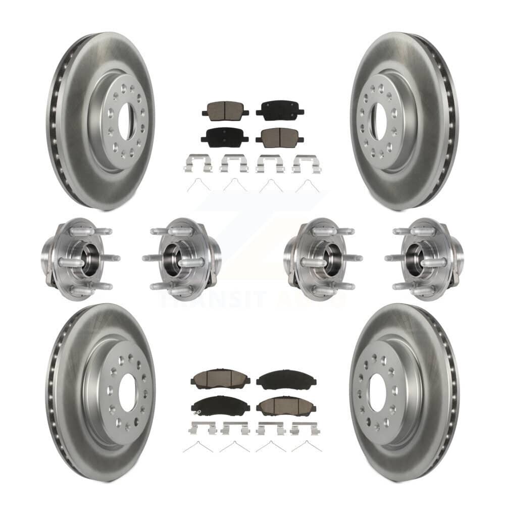 Transit Auto - KBB-123673 - Front and Rear Wheel Bearing and Hub Assembly Kits