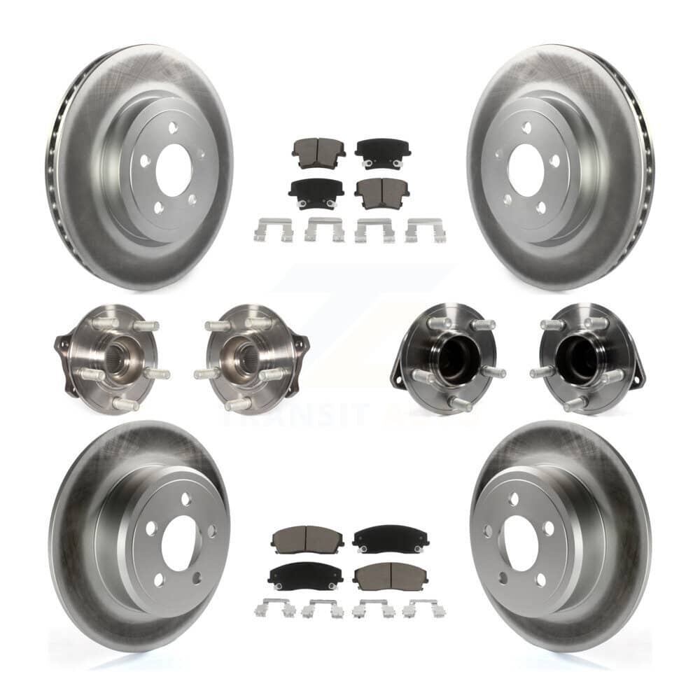 Transit Auto - KBB-123674 - Front and Rear Wheel Bearing and Hub Assembly Kits