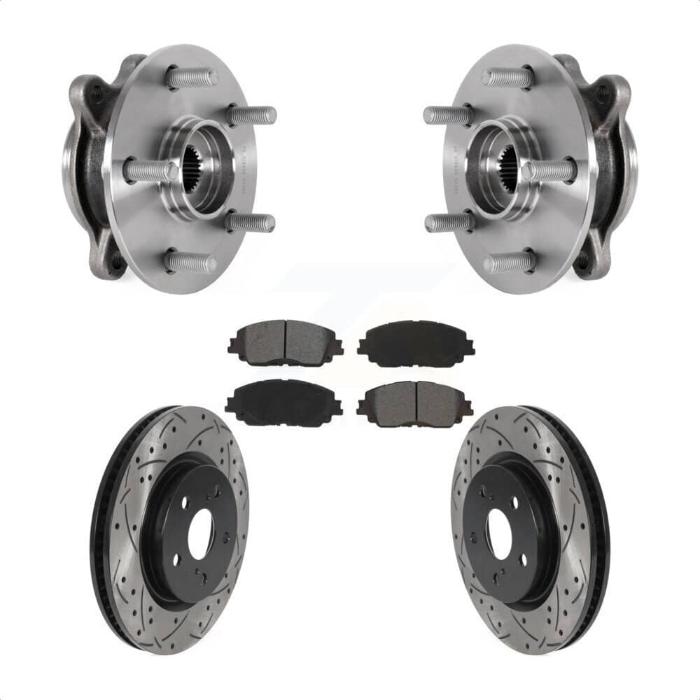 Transit Auto - KBB-123754 - Front Wheel Bearing and Hub Assembly Kits