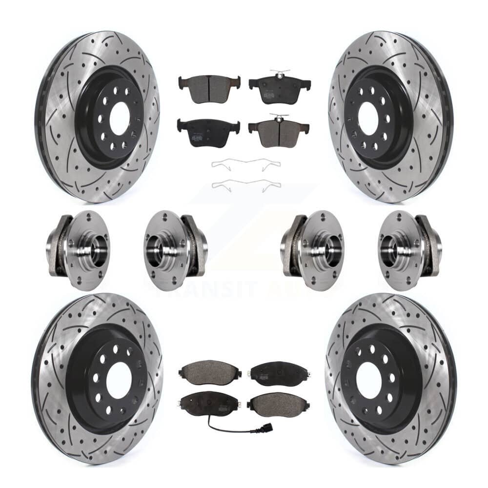 Transit Auto - KBB-123821 - Front and Rear Wheel Bearing and Hub Assembly Kits