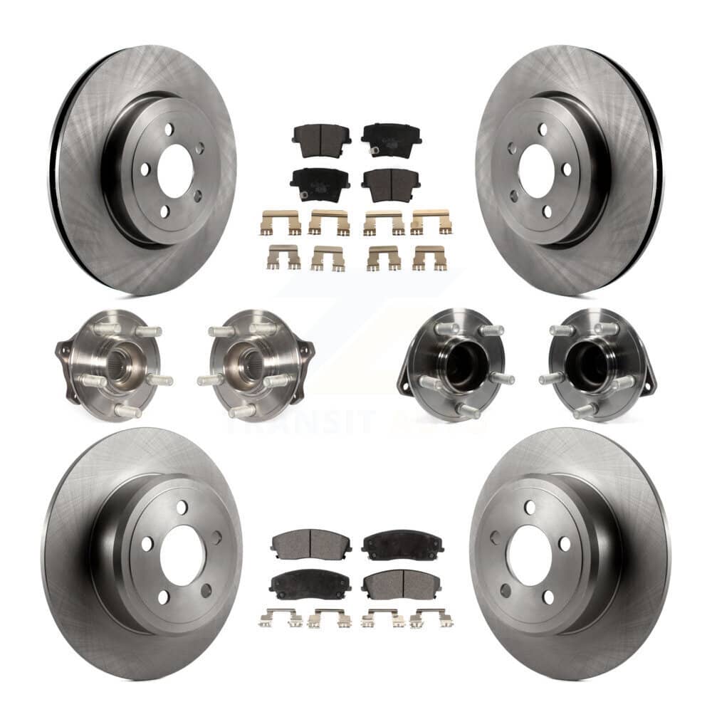 Transit Auto - KBB-123879 - Front and Rear Wheel Bearing and Hub Assembly Kits