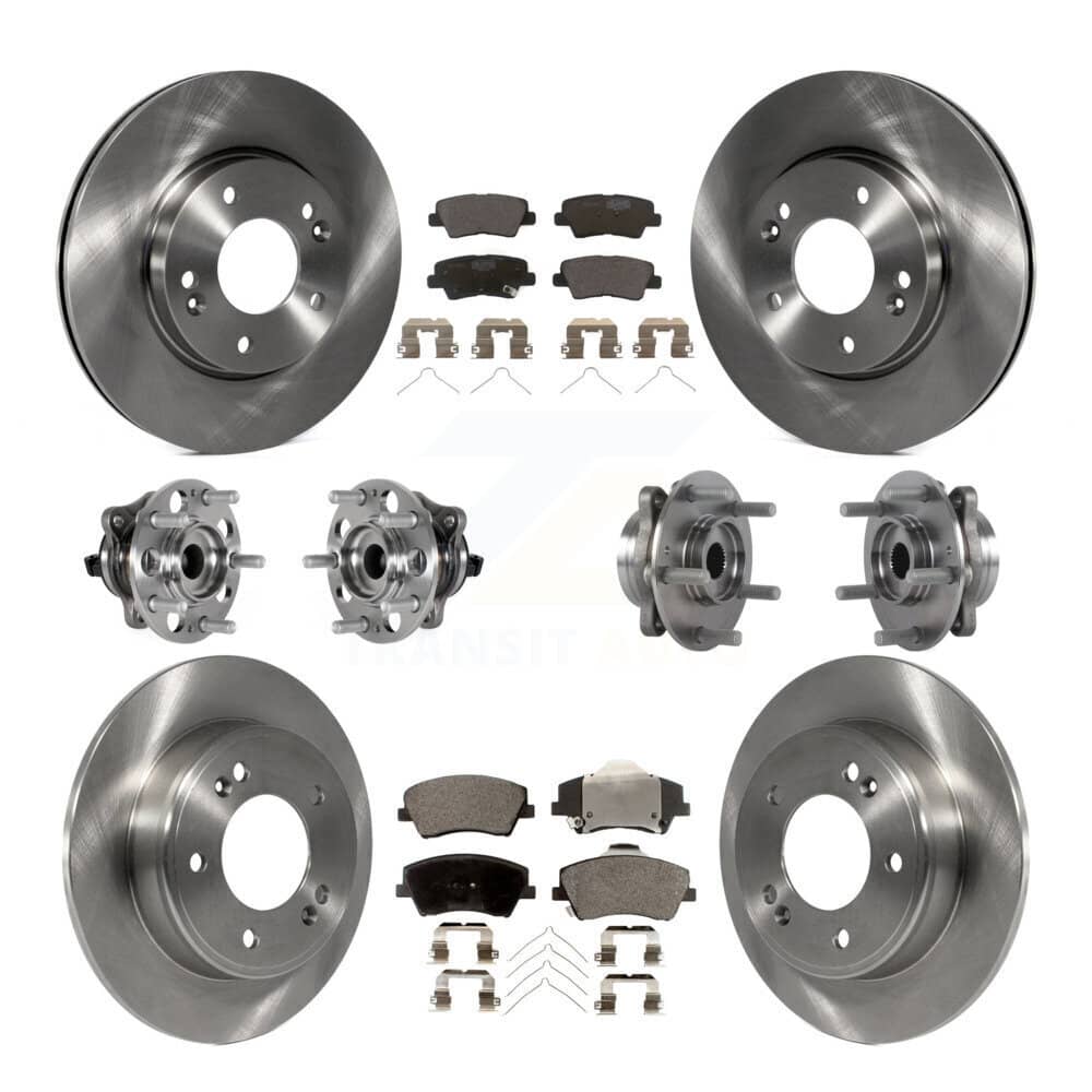 Transit Auto - KBB-123907 - Front and Rear Wheel Bearing and Hub Assembly Kits
