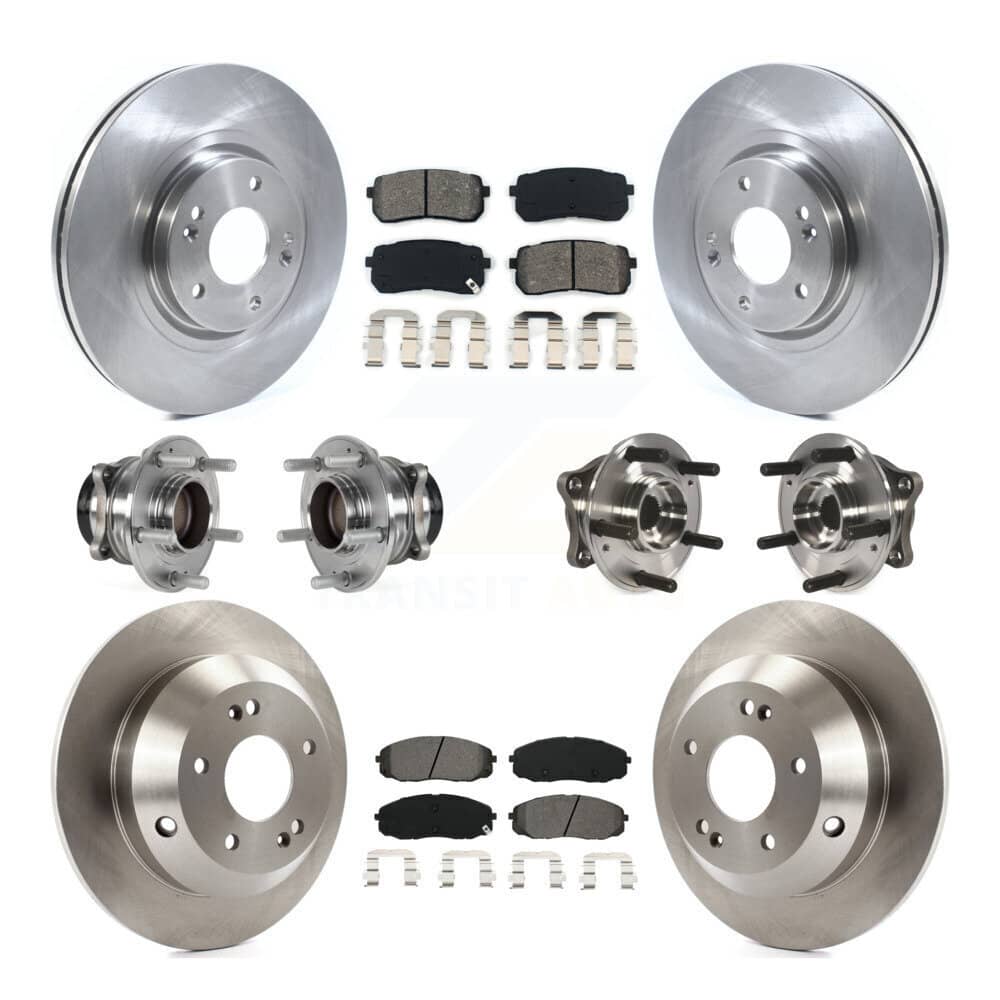 Transit Auto - KBB-123925 - Front and Rear Wheel Bearing and Hub Assembly Kits