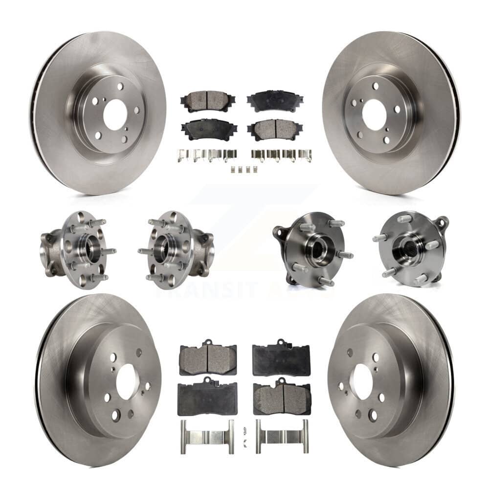 Transit Auto - KBB-123941 - Front and Rear Wheel Bearing and Hub Assembly Kits