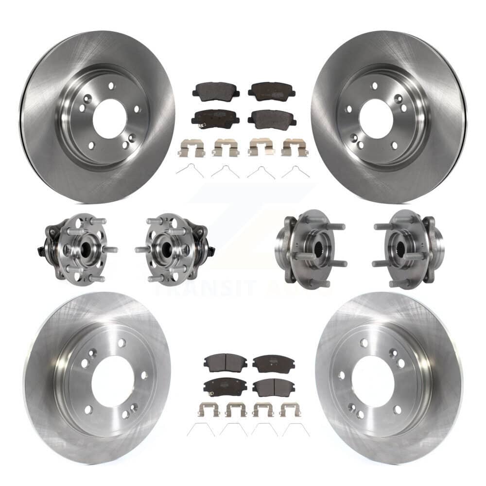 Transit Auto - KBB-123951 - Front and Rear Wheel Bearing and Hub Assembly Kits