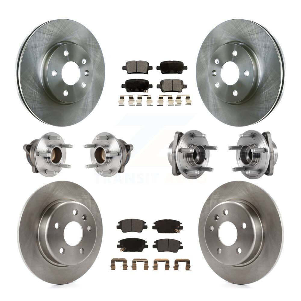 Transit Auto - KBB-123972 - Front and Rear Wheel Bearing and Hub Assembly Kits