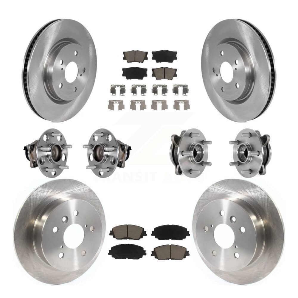 Transit Auto - KBB-125117 - Front and Rear Wheel Bearing and Hub Assembly Kits